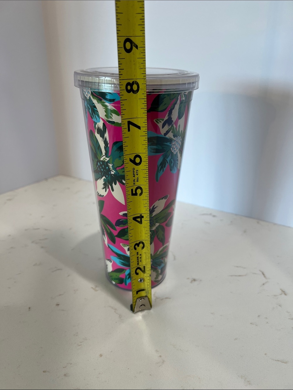 Vera Bradley Tropical Paradise Print 24 oz Tumbler Travel Cup - Picture 7 of 7